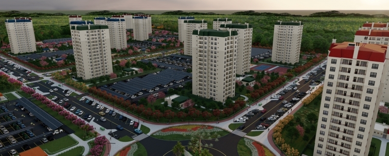 inovação, sustentabilidade e alta tecnologia em bairro modelo.