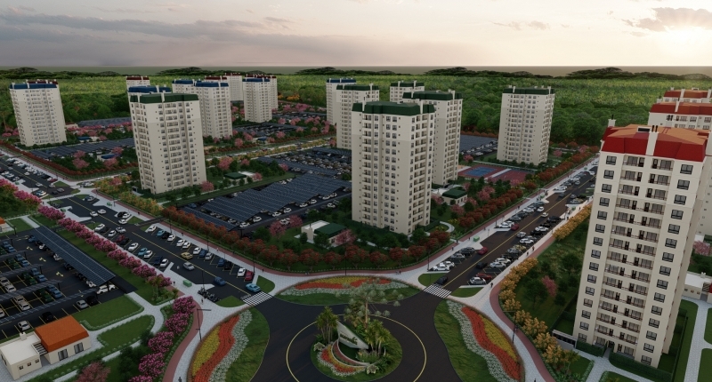 inovação, sustentabilidade e alta tecnologia em bairro modelo.